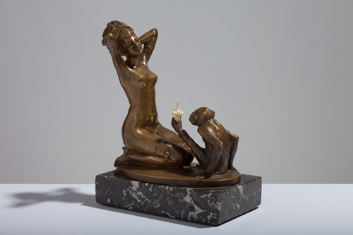 Bruno Zach Girl with a Monkey